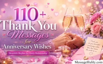 110+ Thank You Messages for Anniversary Wishes