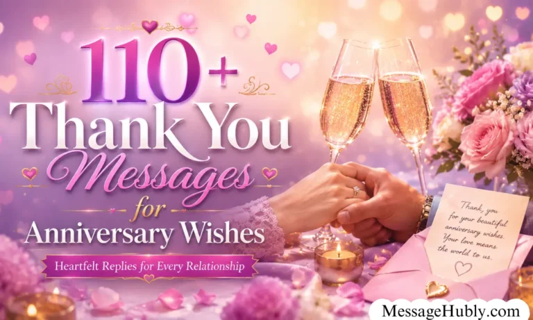 110+ Thank You Messages for Anniversary Wishes