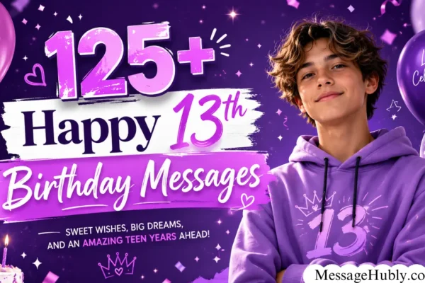Happy 13th Birthday Messages