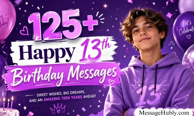 125+ Happy 13th Birthday Messages They’ll Actually Love to Read
