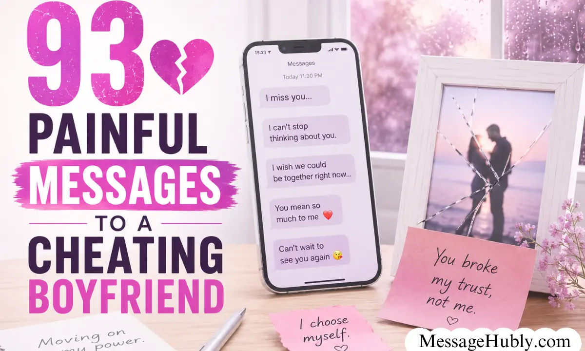93 Painful Messages to a Cheating Boyfriend