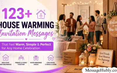 Housewarming Invitation Messages