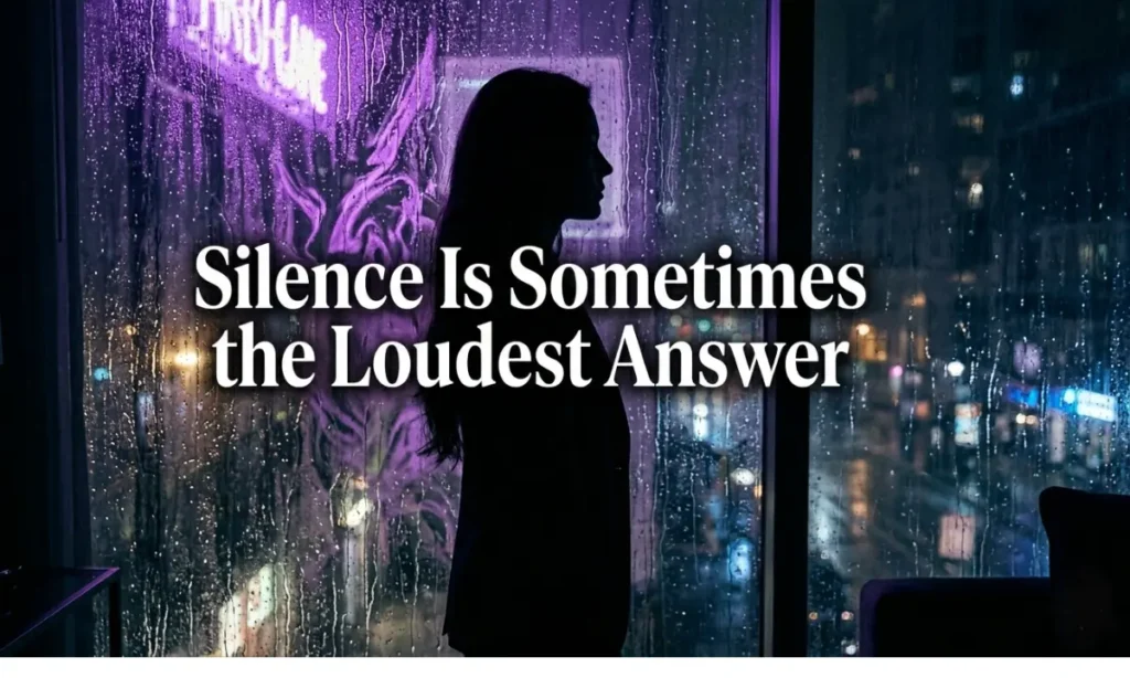 The Sting of Dignified Silence