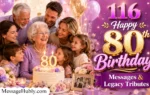 80th Birthday Messages