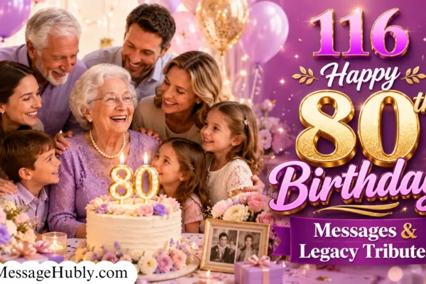 80th Birthday Messages