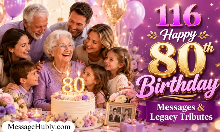 111 Happy 80th Birthday Messages & Legacy Tributes