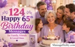 Happy 65th Birthday Messages for Family, Friends & Loved Ones