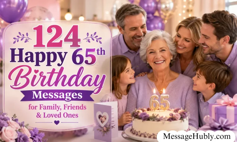 Happy 65th Birthday Messages for Family, Friends & Loved Ones