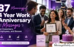 4 Year Work Anniversary Messages