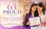 Proud Messages for Daughter Achievement