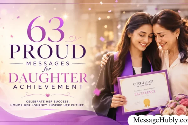 Proud Messages for Daughter Achievement