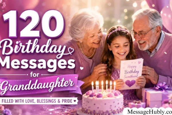 Birthday Messages for Granddaughter