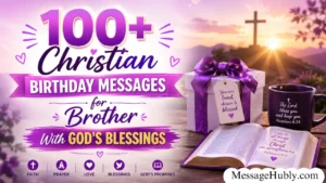 Christian Birthday Messages for Brother With God's Blessings