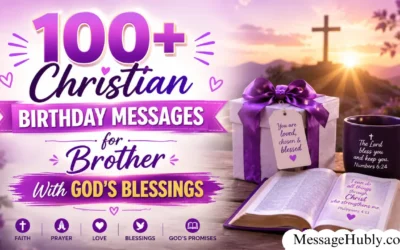 Christian Birthday Messages for Brother With God's Blessings