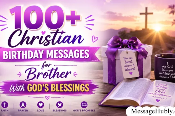 Christian Birthday Messages for Brother With God's Blessings