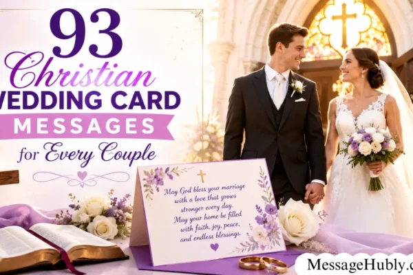 Christian Wedding Card Messages
