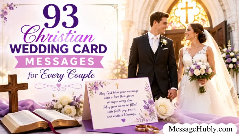 Christian Wedding Card Messages