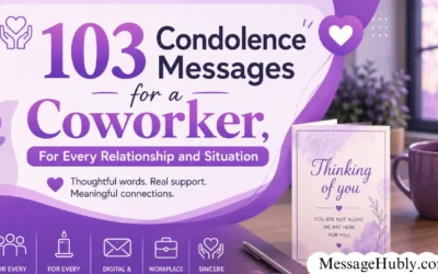 Condolence Messages for a Coworker