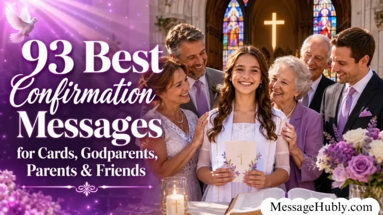 93 Best Confirmation Messages for Cards, Godparents, Parents & Friends 