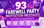 Farewell Party Invitation Messages