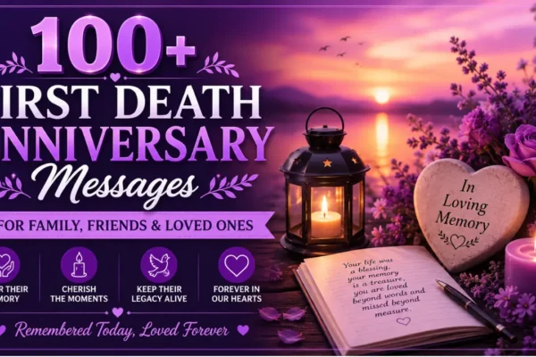 First Death Anniversary Messages
