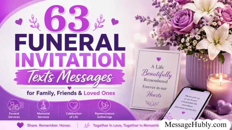63 Funeral Invitation Messages for Family, Friends, Coworkers, and Loved Ones 