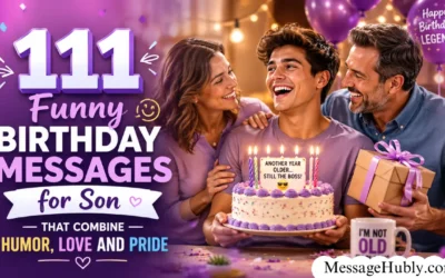 Funny Birthday Messages for Son