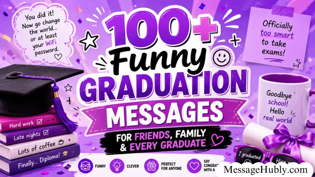 Funny Graduation Messages for Friends, Family & Every Graduate
