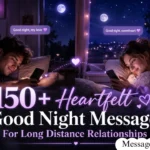 Good Night Messages For Long Distance Relationships