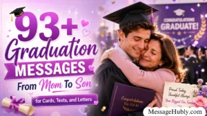 Graduation Messages From Mom To Son