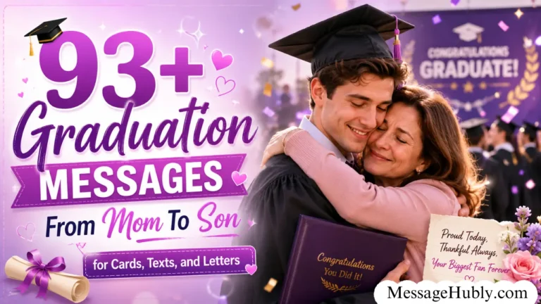 Graduation Messages From Mom To Son