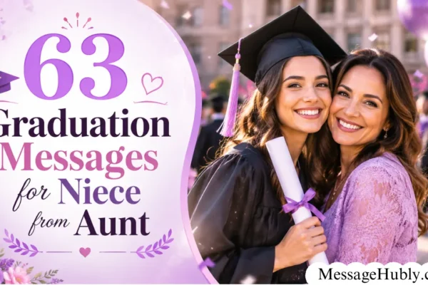 Graduation Messages for Niece from Aunt