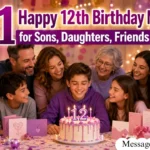 Happy 12th Birthday Messages for Sons, Daughters, Friends & Family