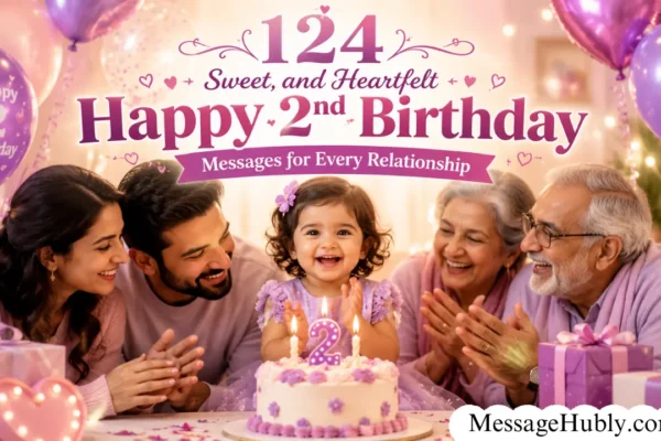 Happy 2nd Birthday Messages for Every Relationship