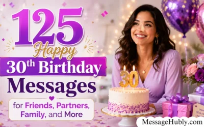 Happy 30th Birthday Messages