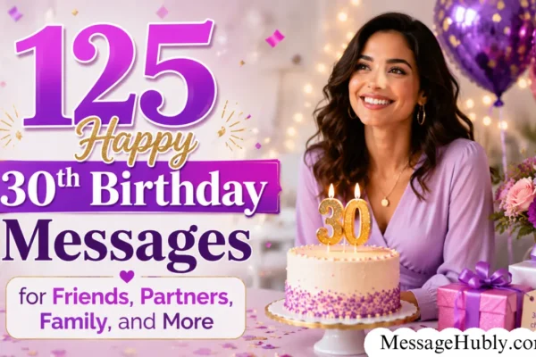 Happy 30th Birthday Messages