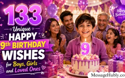 Happy 9th Birthday Messages