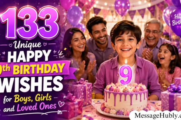 Happy 9th Birthday Messages