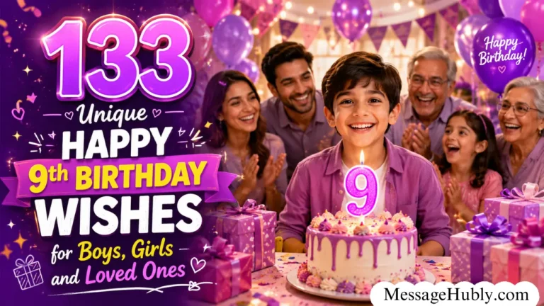 Happy 9th Birthday Messages