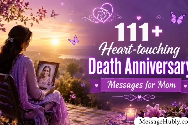 Heart-touching Death Anniversary Messages for Mom