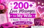 Love Messages for My Wife, Sweet, Romantic & Emotional Texts