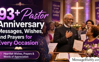 Pastor Anniversary Messages
