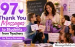 Thank You Messages to Students from Teachers