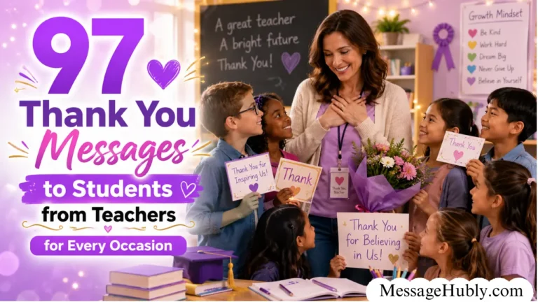 97 Thank You Messages to Students from Teacher for Every Occasion 