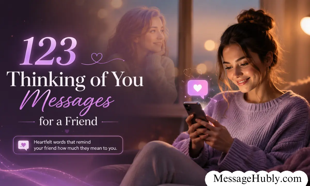 Thinking of You Messages for a Friend