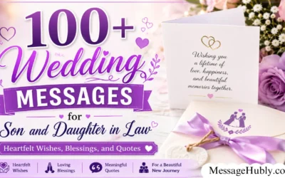 Wedding Messages for Son and Daughter in Law
