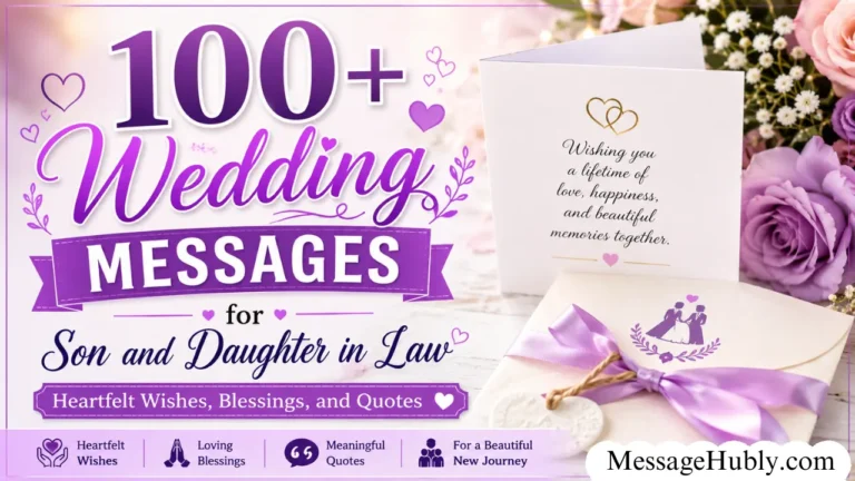 100+ Wedding Messages for Son and Daughter in Law, Heartfelt Wishes, Blessings, and Quotes