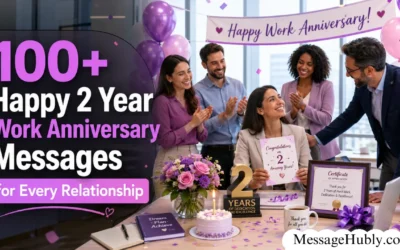 2 Year Work Anniversary Messages for Every Relationship