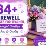 Farewell Messages for Teacher