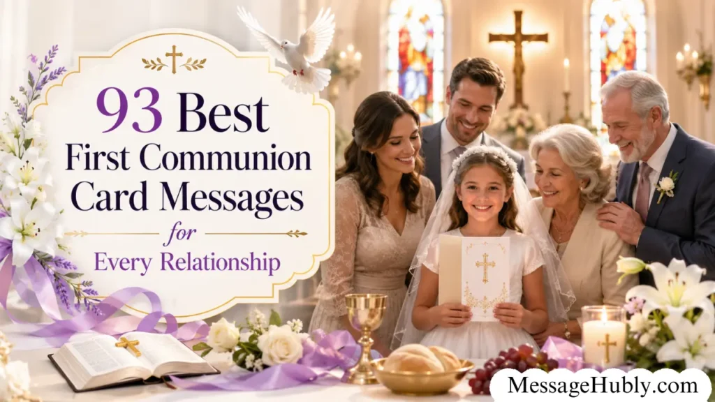 First Communion Card Messages for Every Relationship